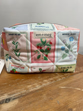 Load image into Gallery viewer, Quilted Toiletry Boxy Bag | Garden
