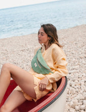 Load image into Gallery viewer, Recitem Silvio green canvas bumbag