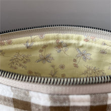 Load image into Gallery viewer, Small Pouch | Olive Gingham