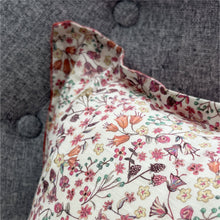 Load image into Gallery viewer, Liberty + Linen Cushion | Paprika + Donna Leigh