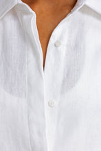 Load image into Gallery viewer, Luna Linen Shirt Shirt | White