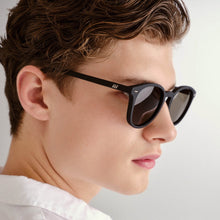 Load image into Gallery viewer, Bandwagon Sunglasses | Black Rubber