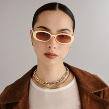 Load image into Gallery viewer, Outta Love Sunglasses | Ecru