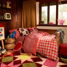 Load image into Gallery viewer, Otis Cotton Quilt Cover | Poppy