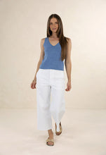 Load image into Gallery viewer, Margot Drill Pant | White