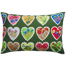 Load image into Gallery viewer, Loretta Cotton Pillowcase Set | Hunter Green