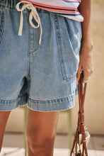Load image into Gallery viewer, DARCY Relaxed Everyday Short | Mid Washed Blue