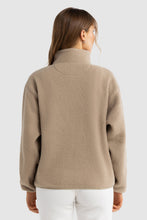 Load image into Gallery viewer, Sherpa Fleece Quarter Zip | Teddy
