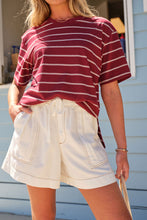 Load image into Gallery viewer, STEVIE Tee | Burgundy