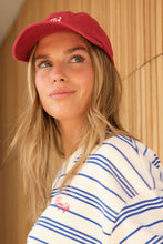 Load image into Gallery viewer, PIP Monogram Cap | Red / Ecru