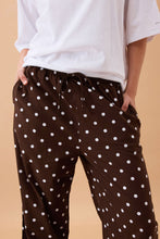 Load image into Gallery viewer, RESORT Pant | Choc Polka Dot