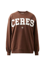 Load image into Gallery viewer, ISLA Oversized Slouchy Crew | Heritage Chocolate