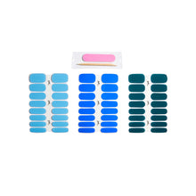 Load image into Gallery viewer, Express Gel Polish | Sky Blue, Royal Blue + Emerald