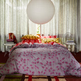 Load image into Gallery viewer, Agata Cotton Pillowcase Set | Vermillon