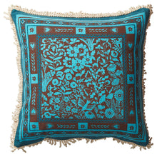 Load image into Gallery viewer, Odessa Reversible Cushion | Turquoise