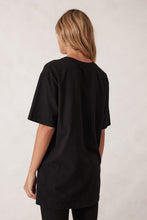 Load image into Gallery viewer, LOLA Longline Step Hem Tee | Black