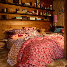 Load image into Gallery viewer, Magnolia Cotton Quilt Cover | Poppy