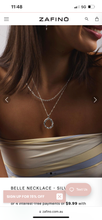 Load image into Gallery viewer, ZAFINO BELLE NECKLACE SILVER
