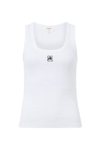 Load image into Gallery viewer, CONTOUR RIB SCOOP TANK IN WHITE
