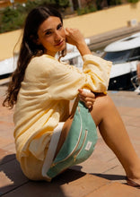 Load image into Gallery viewer, Recitem Silvio green canvas bumbag
