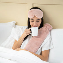 Load image into Gallery viewer, Long Hot Water Bottle - Deluxe Dusty Rose
