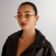Load image into Gallery viewer, Love Train Sunglasses | Gold / Mustard
