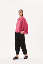 Load image into Gallery viewer, Funnel Neck Lyocell Top - Magenta
