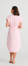 Load image into Gallery viewer, Holiday Vea Shirt Dress Pink
