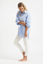 Load image into Gallery viewer, The Boyfriend Oversized Shirt - Blue Stripe
