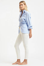 Load image into Gallery viewer, The Boyfriend Oversized Shirt - Blue Stripe
