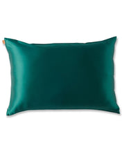 Load image into Gallery viewer, Botanica Green Silk Pillowcase
