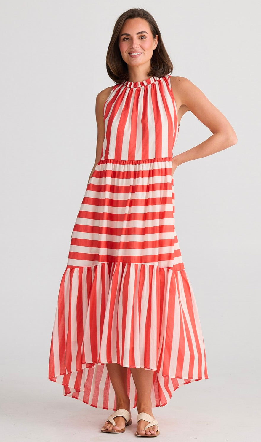 Holiday Margot Dress Noel Stripe