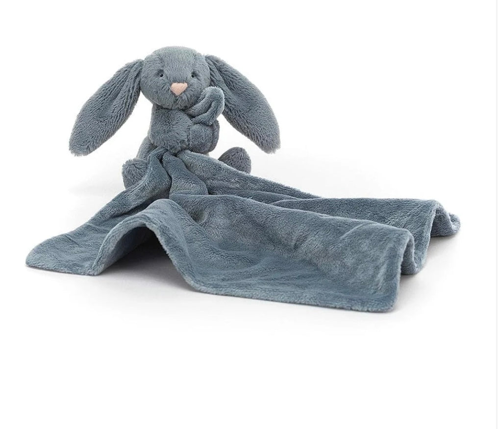 Jellycat Bashful Dusky Blue Bunny Soother