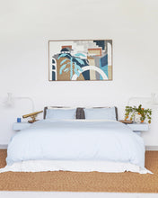 Load image into Gallery viewer, Seaside Stripe Organic Cotton Pillowcases 2pc Standard
