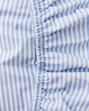 Load image into Gallery viewer, Seaside Stripe Organic Cotton Fitted Sheet
