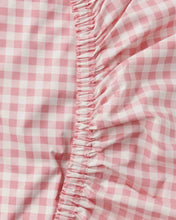 Load image into Gallery viewer, Gingham Candy Organic Cotton Fitted Sheet

