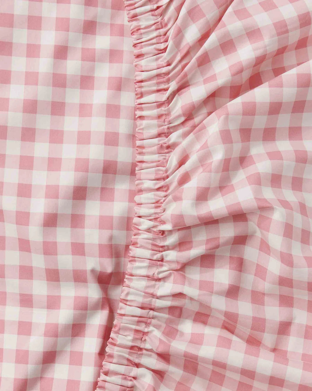 Gingham Candy Organic Cotton Fitted Sheet