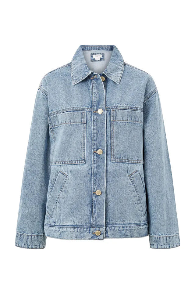 ESSENTIAL DENIM JACKET/VINTAGE BLUE