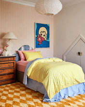 Load image into Gallery viewer, Limoncello Stripe Organic Cotton Pillowcase 1P
