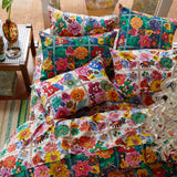 Load image into Gallery viewer, Ines Cotton Pillowcase Set | Verdant
