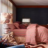 Load image into Gallery viewer, Leon Cotton Flat Sheet | Burnt Sienna
