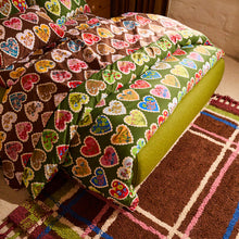 Load image into Gallery viewer, Loretta Cotton Quilt Cover | Hunter Green
