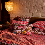Load image into Gallery viewer, Magnolia Cotton Flat Sheet | Poppy
