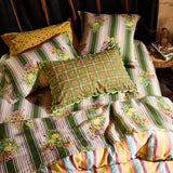Load image into Gallery viewer, Dempsey Pillowcase Set | Hunter Green | Linen
