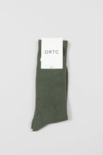 Load image into Gallery viewer, Socks | Ribbed | Olive
