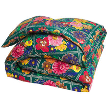 Load image into Gallery viewer, Ines Cotton Quilt Cover | Verdant
