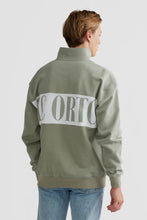 Load image into Gallery viewer, Harrington Logo Quarter Zip | Dusty Olive

