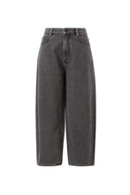 Load image into Gallery viewer, MAGGIE Tapered Barrel Jean | Washed Black
