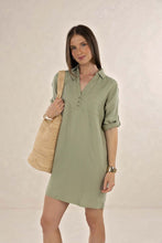 Load image into Gallery viewer, Remy Shirt Dress | Khaki
