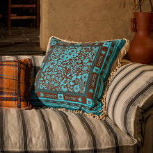 Load image into Gallery viewer, Odessa Reversible Cushion | Turquoise
